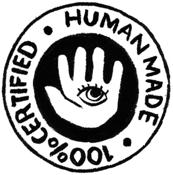100% HUMAN-MADE © 2026 by Matt Kindt, LLC is licensed under CC BY-SA 4.0